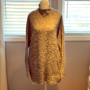 Oversized mock-turtleneck sweater